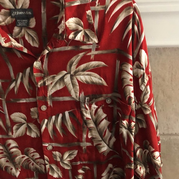 St. John's Bay Men's Shirt button down Short Sleeve Size XXL =F - Picture 4 of 11